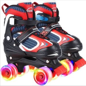 🦊 Kids Adjustable Roller Skates with LED Wheels 🦊